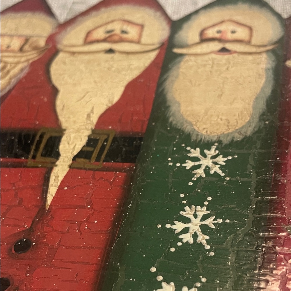 Festive Santa Claus Wooden Decor - Picture 5 of 5